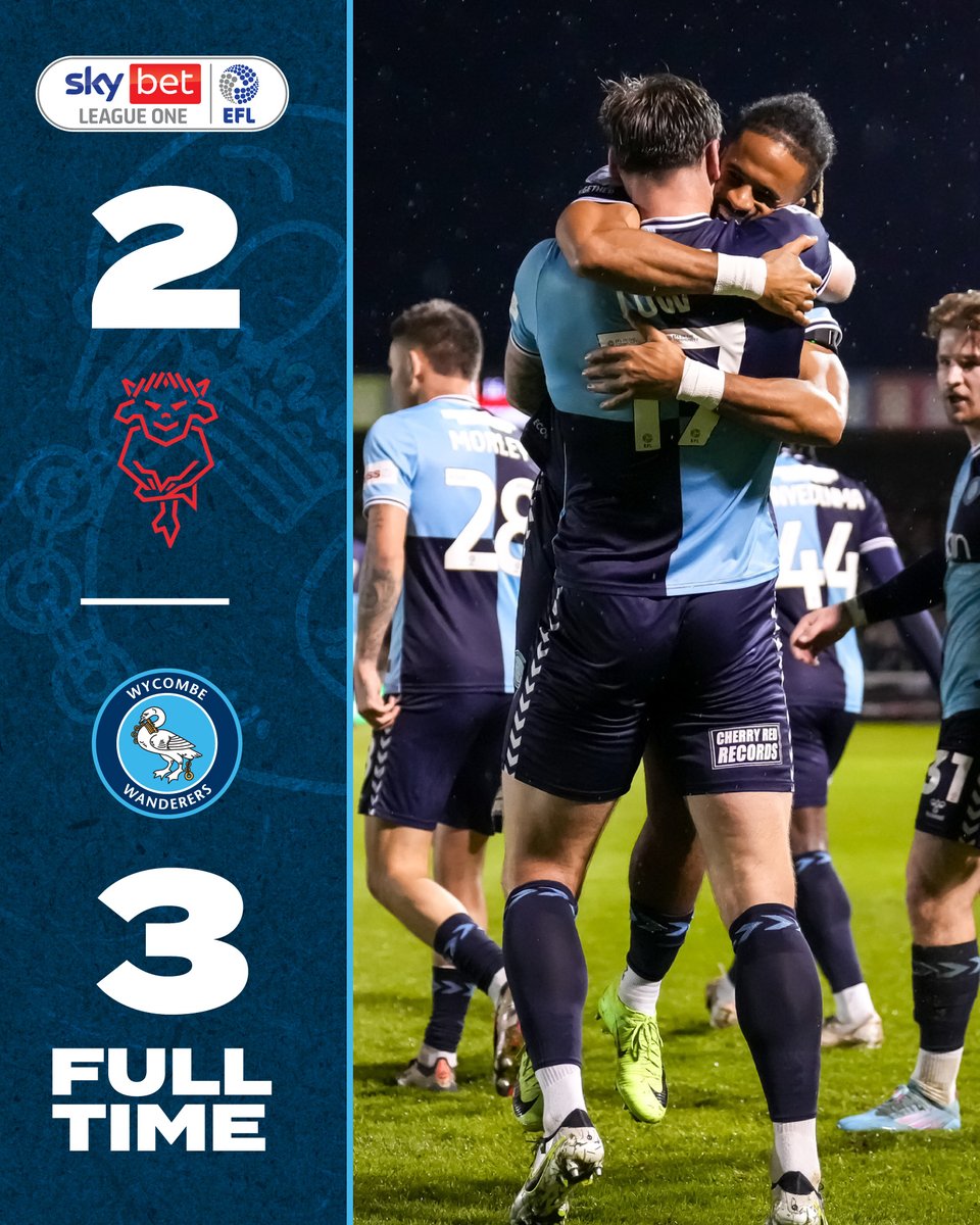 wwfcofficial's tweet image. ⭐️ HISTORY MAKERS!

Wycombe win nine games in a row in all competitions for the first time as an EFL club.