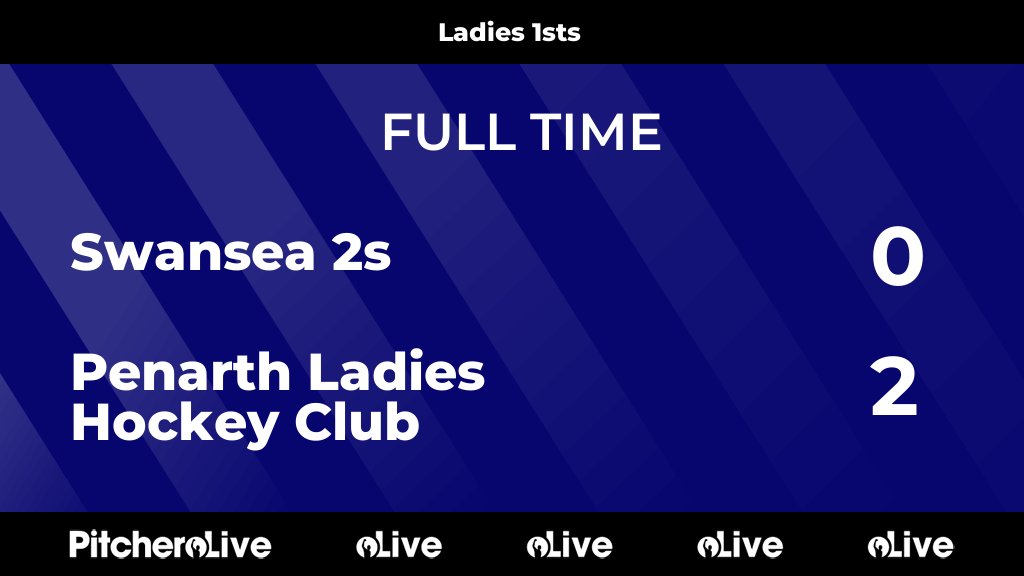 FULL TIME: Swansea 2s 0 - 2 Penarth Ladies Hockey Club
#SWAPEN #Pitchero
penarthladieshockey.co.uk/teams/242945/m…