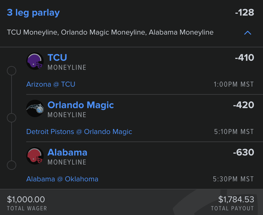 NetWorthWagers's tweet photo. Pick of The Day (For 11-2) 💰 https://t.co/9aofu9jHfk