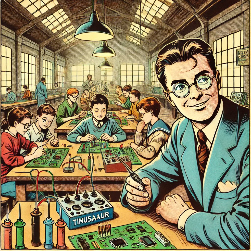 According to AI, this is what I'm doing :)
Little #RETRO still, but quite accurate.
#TINUSAUR #STEM #EDU