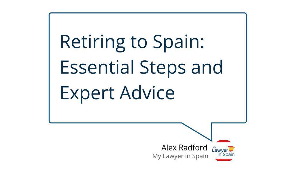 Estate Planning: – Importance of having a Spanish will, understanding power of attorney, and planning for inheritance taxes.

Read more 👉 lttr.ai/ATC3t

#visaspain #RetiringSpain #Aplaceinthesun #LizRowlinson #AlexRadford
