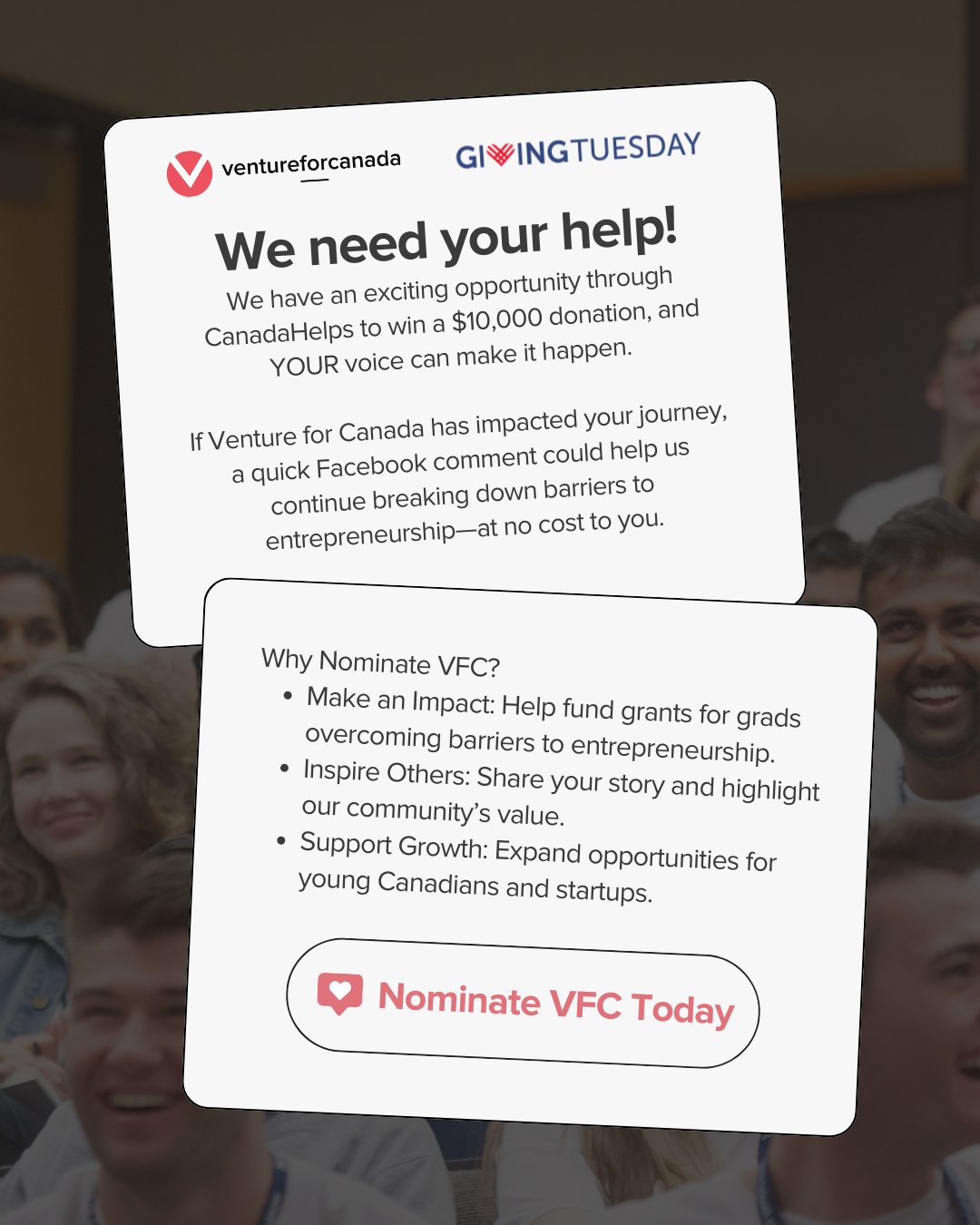Venture For Canada on X: &ldquo;Help Venture for Canada (VFC) win a 