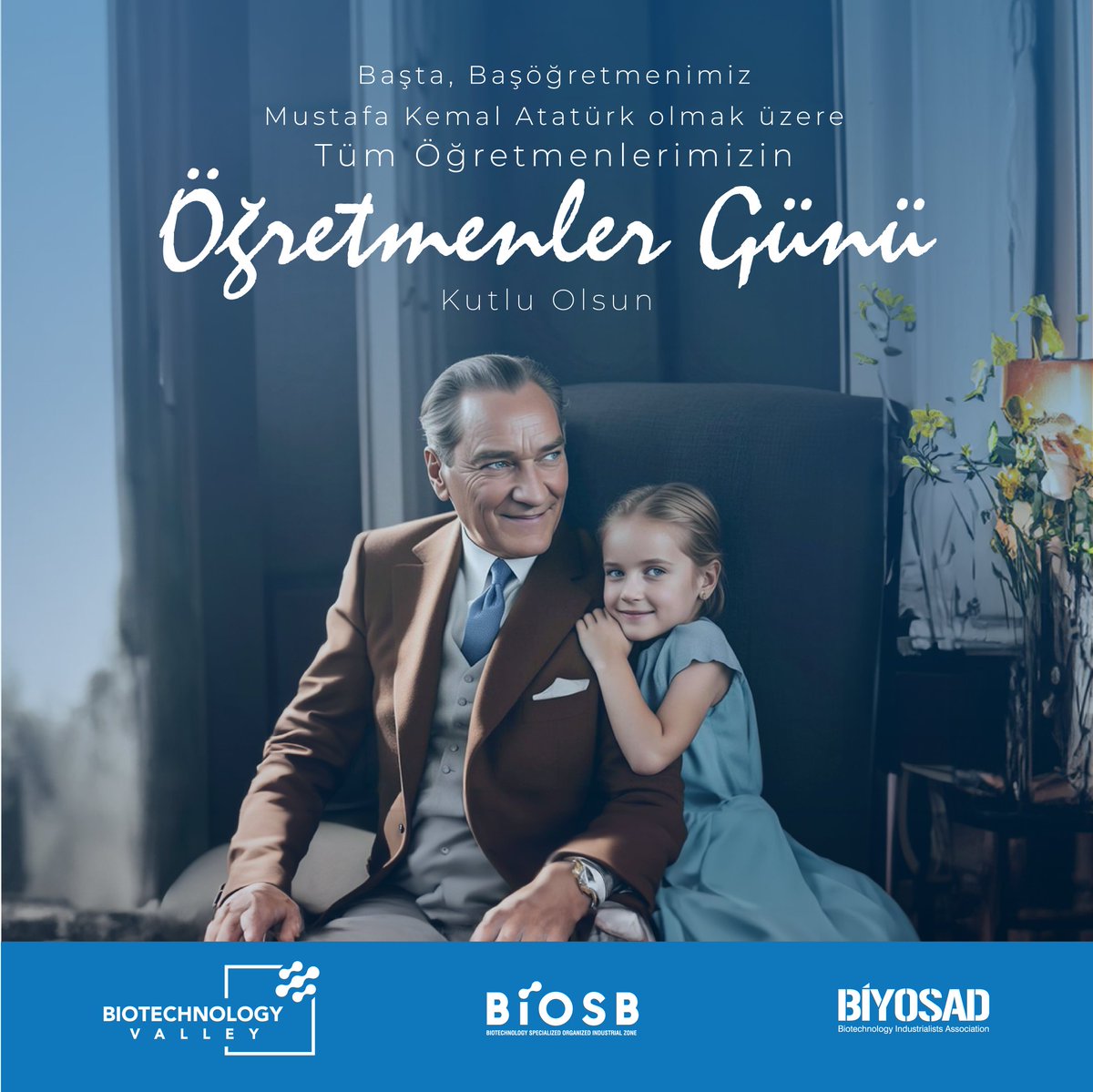 BValley__'s tweet photo. Öğreten, yol gösteren ve ilham veren tüm öğretmenlerimize teşekkürlerimizle. Geleceğimizi aydınlatan erdemlerin kahramanları, Öğretmenler Gününüz kutlu olsun
#Biyosad #Biyoteknolojivadisi #BİOSB #Biotechnologyvalley #BİOSB #Biyosad https://t.co/A9293C0vMb