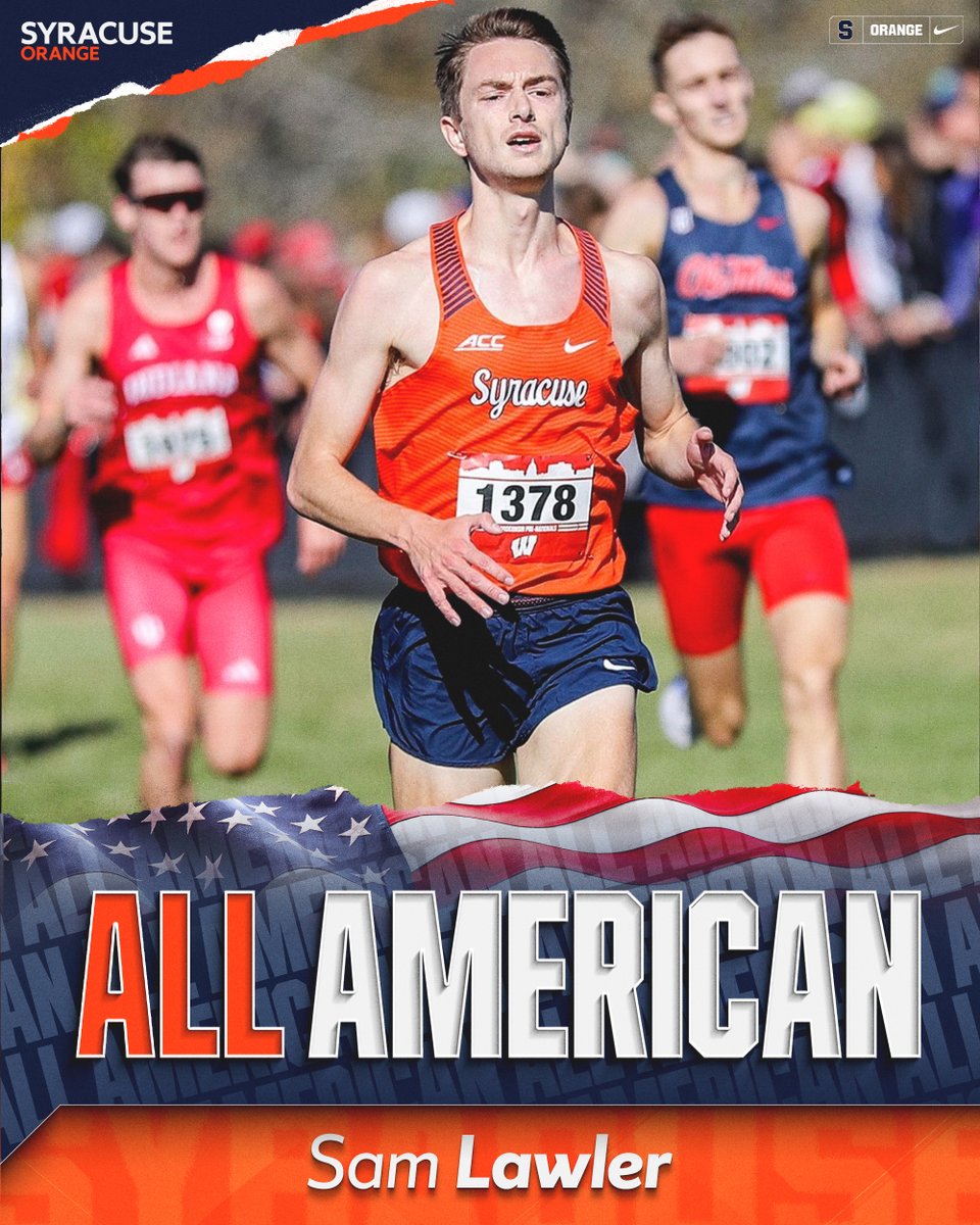 Another 'Cuse All-American.

Congrats to Sam Lawler for finishing 28th at the NCAA Championships!!