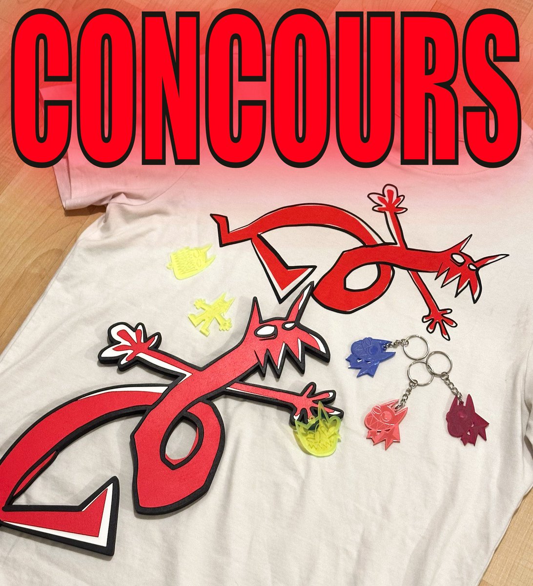 ‼️CONCOURS‼️
À GAGNER : 1 DECO MURALE 🖼️+ 1 TEE-SHIRT 👕 + 1 LOT DE PORTE CLEF 🔑

RT + FOLLOW ☝️🥸
<a href="/iskream5/">ISKREAM</a> 

TAS DEMAIN 19H
good luck 😽