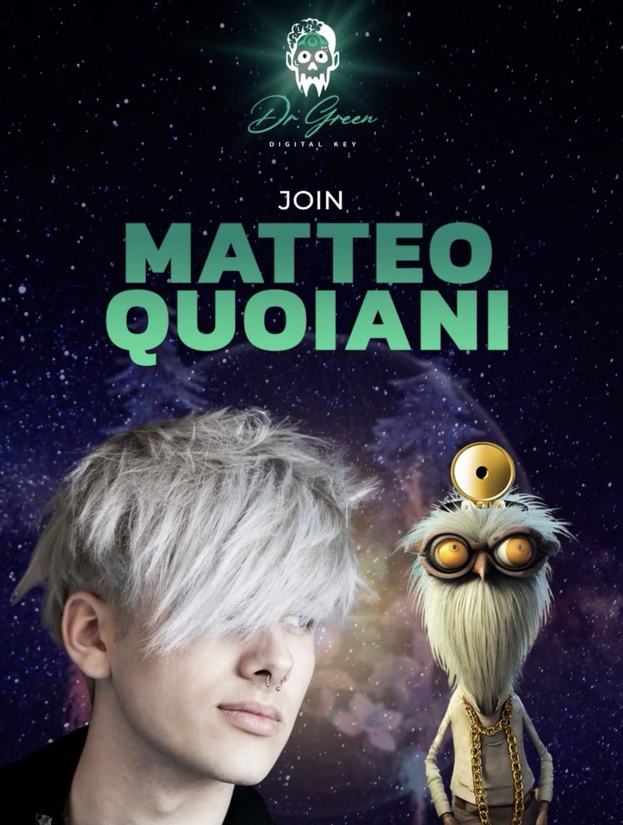 DrGreen_nft's tweet photo. Renowned 🍃 FLWR chef Matteo is connecting with Dr Green community by offering the highest quality, safest, and fully traceable legal cannabis products. 

From gourmet edibles to Michelin-star inspired creations, who’s ready to experience the groundbreaking Dr Green x Matteo collaboration?