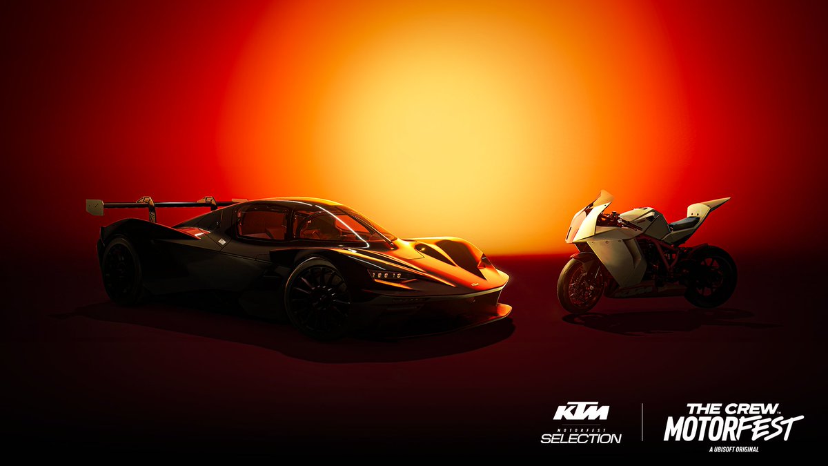 TheCrewGame's tweet photo. This week, we’re celebrating KTM in #TheCrewMotorfest! 🧡
 Did you know KTM is known for its iconic off-road bikes and has over 70 years of racing history? 🏍️ https://t.co/opXU5CYjW5