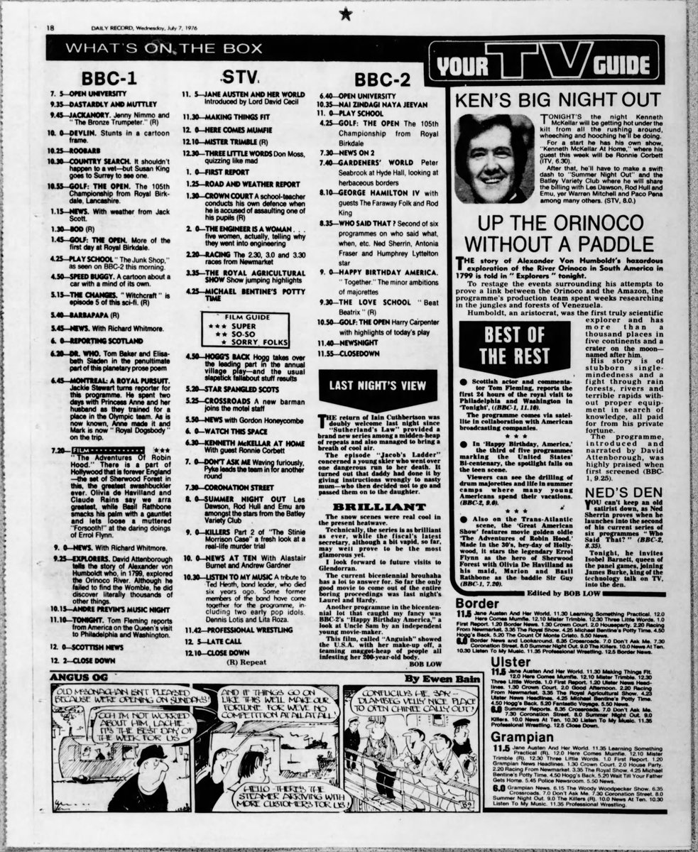 Doctors_Beard's tweet image. July 7 , 1976 - Part Three of "Planet of Evil" repeated on BBC1.
#DoctorWho #PlanetofEvil #BBC1 #ClassicTV #SciFi #ThrowbackThursday