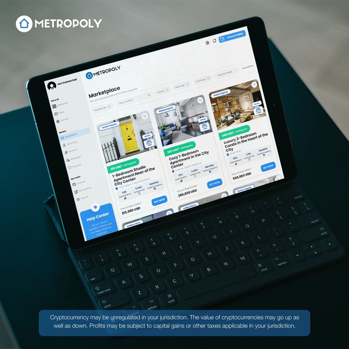 Seamless real estate investing, accessible on any device.

Explore Metropoly’s marketplace and invest in properties from anywhere.

Explore now: metropoly.io 

#metro #metropoly #cryptocurrency #bitcoin #blockchain #btc #crypto #ethereum #realestate #house