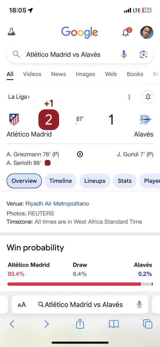 Cinqbaba's tweet photo. Zero panic athletico https://t.co/41LG1s3bQZ