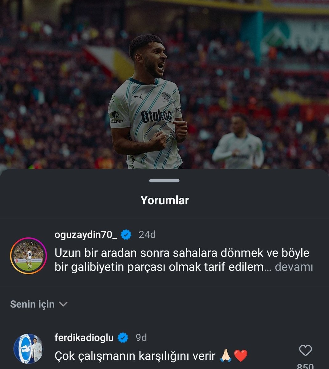 Oğuz Aydın'ın Paylaşımına Ferdi Kadıoğlu'nun Yorumu: