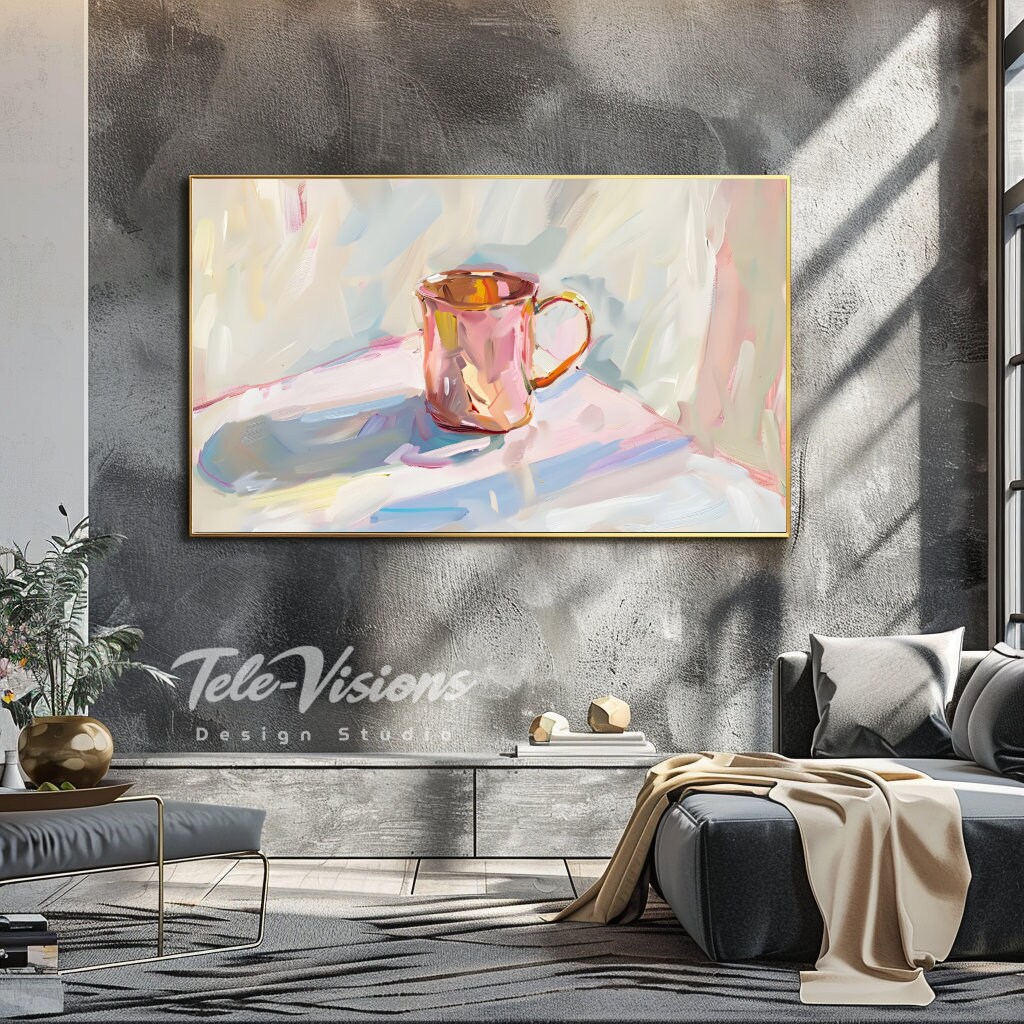 TeleVisionsDS's tweet photo. Make your Samsung Frame TV a masterpiece with Samsung Frame TV Digital Download Copper Mug Elegant Metallic Art. Elevate your viewing experience. Link in bio. https://t.co/xvUb93jGbp