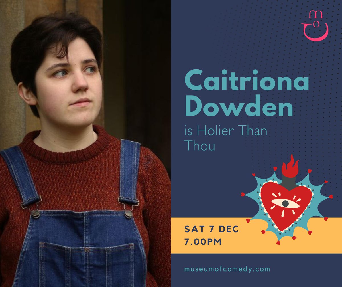 Coming up! As a lapsed Catholic obsessed with medieval history, <a href="/caitrionadowden/">Caitriona</a> is convinced she has what it takes to become a saint. She’ll show you how in her double-award-nominated debut, complete with graphs, religious guilt and floating nuns. 

🕯️ loom.ly/ygcfP8M 🕯️