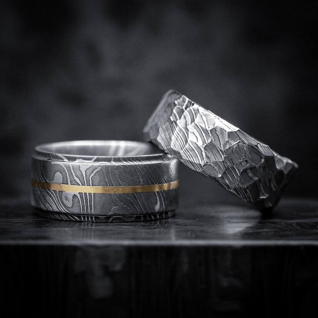 revolutionrings's tweet photo. Still a best seller: Damascus Steel! We have hundreds of Damascus styles to choose from, or you can use the Ring Design Tool to create your own!
.
.
.
#weddingring #weddingrings #customjewelry #customjewellery #customrings #weddingband #weddingbands #mensfashion #mensstyle #men… https://t.co/sSnpl4mAZl