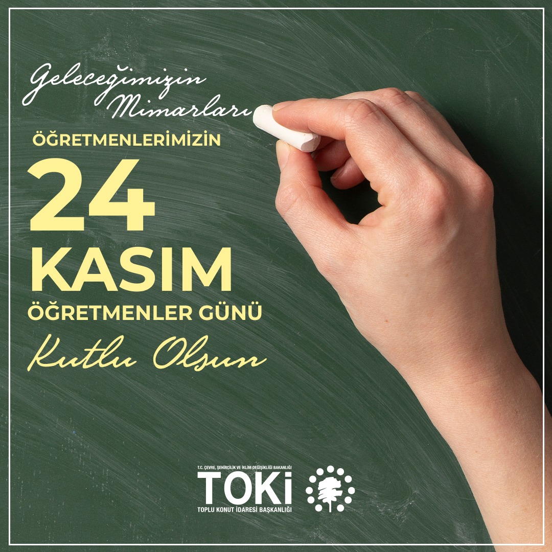 Toki_Kurumsal's tweet photo. Geleceğimizin Mimarları Öğretmenlerimizin #24KasımÖğretmenlerGünü Kutlu Olsun. https://t.co/kvPTVoJkfN