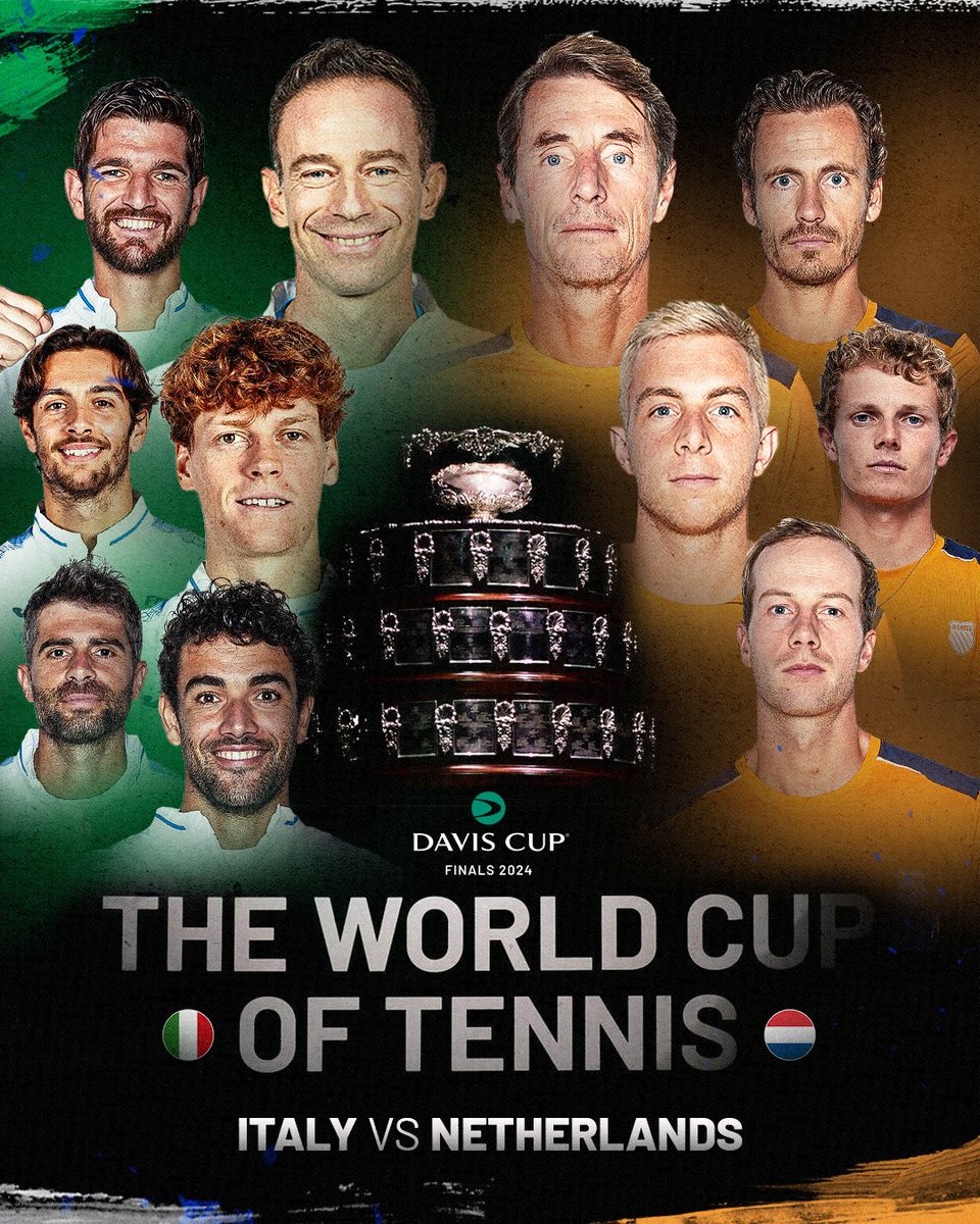 Your 2024 #DavisCup finalists 🤩🇮🇹🇳🇱

This is going to be GOOD 🔥

<a href="/federtennis/">FITP</a> | <a href="/KNLTB/">KNLTB</a>