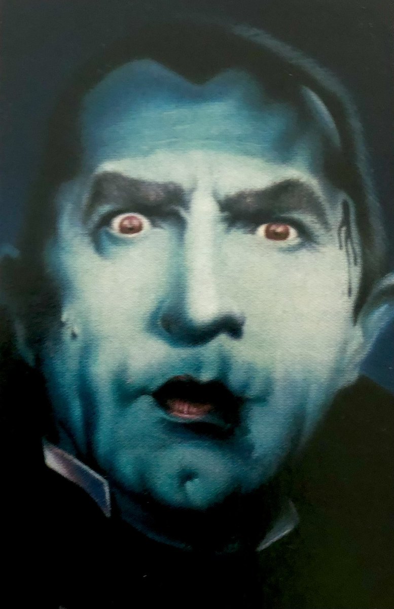 UncleCreepy's tweet photo. For those who don’t know… my brother Rob ais an incredible artist. Dig on his #belalugosi pencil and pastel piece. I couldn’t be more proud of him or envious of his talent. #markofthevampire #dracula https://t.co/JC6r94v6g3