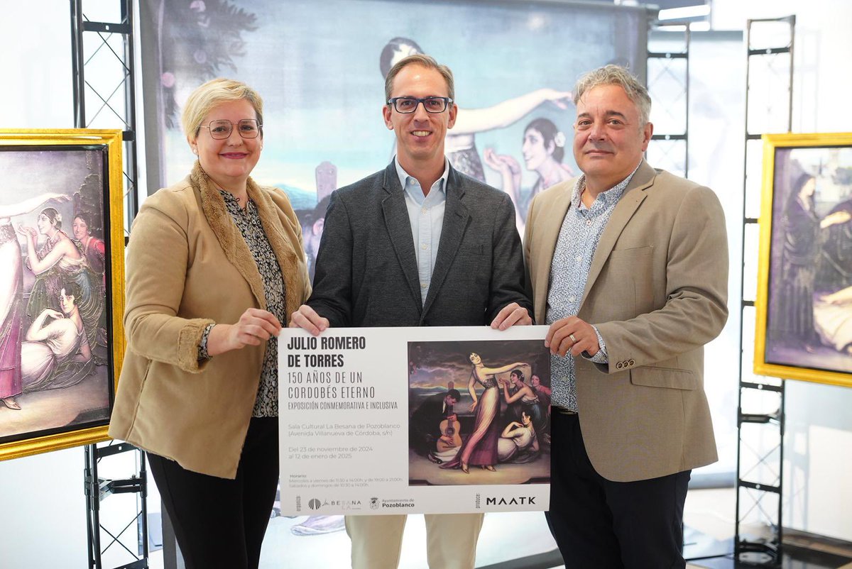 📝 Pozoblanco recuerda a Julio Romero de Torres con una exposición inclusiva en la Sala Cultural La Besana.

👇 Noticia completa:
pozoblanco.es/pozoblanco-rom…

#Noticias #Pozoblanco