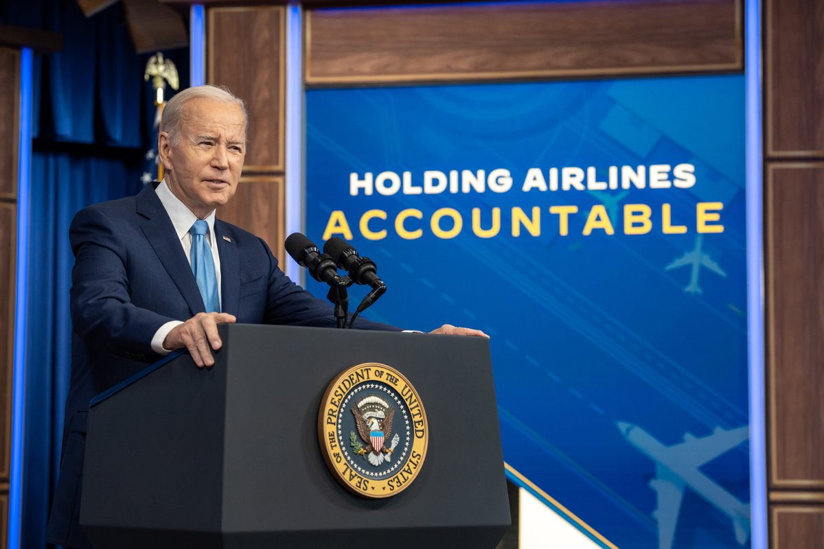 As holiday travel begins, remember:

Our Administration now requires airlines to provide automatic cash refunds when your flight is delayed or canceled and you don’t want to continue with that ticket or be rebooked.