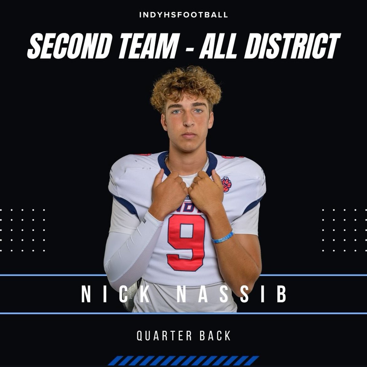 Blessed for this award!
Couldn’t do it without my teammates and coaches!
<a href="/rjwindows/">RJ Windows</a> <a href="/CoachDaily1/">Curtis Daily</a> <a href="/QBUselect/">QBU Select</a> <a href="/ChrisHixsonQB/">Chris Hixson</a> <a href="/QBHitList/">QBHitList.com</a> <a href="/LocoHSFB/">LoCo Football</a> <a href="/carljfred/">Carl Frederick</a>