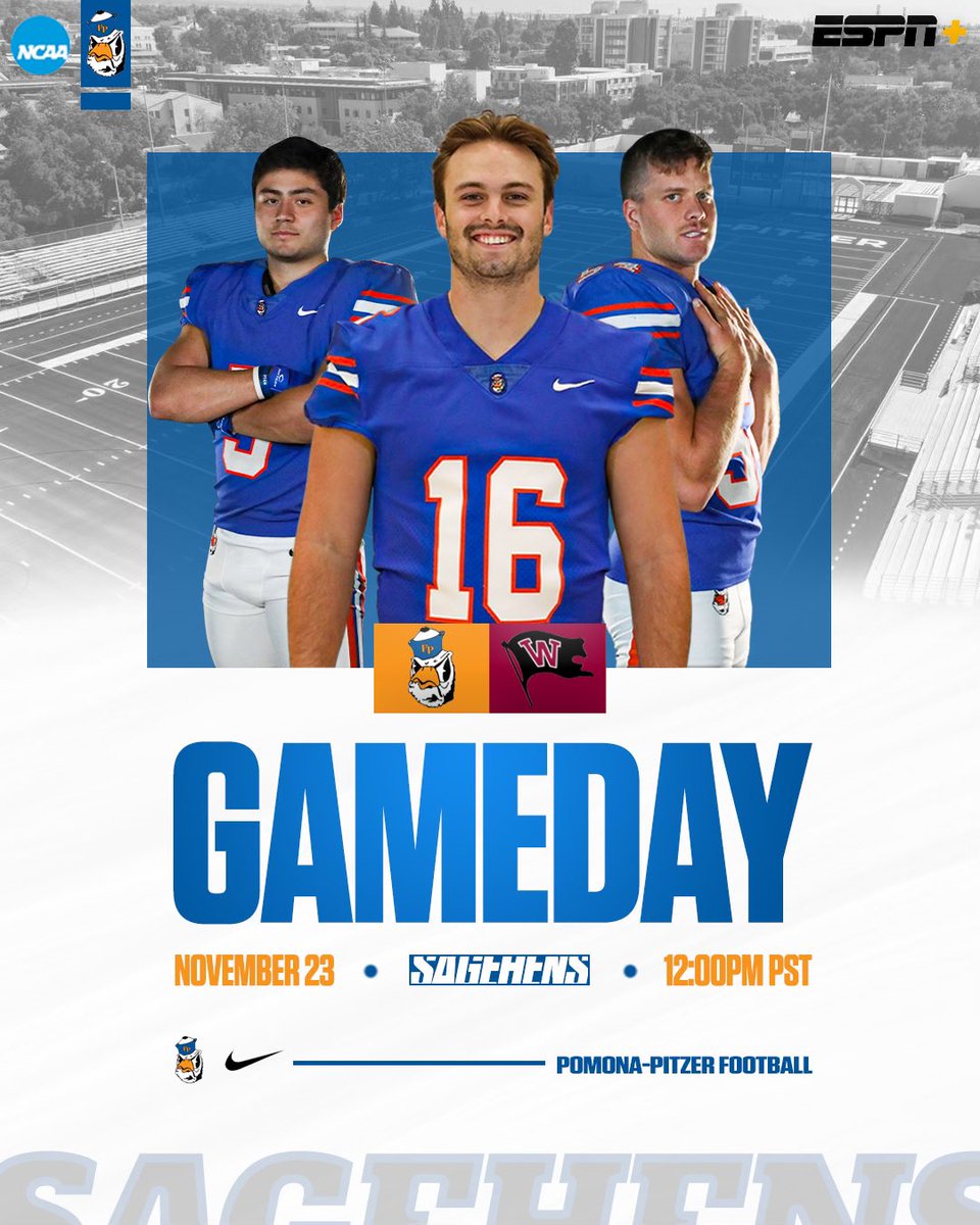 The Sagehens are in Washington to take on the Whitworth Pirates today at 12:00PM PST!

#gosagehens #sagehenfb