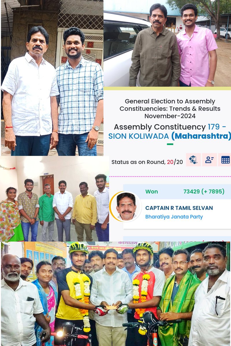 nindia_org's tweet photo. Congratulations, Mr. Captain R Tamil Selvan, MLA, on your massive hat-trick victory as an MLA in Mumbai. The whole of Tamil Nadu is proud of you. 
#nindia #nindia_offl #nindia_org #BJP #maharashtra #mumbai #tamilan #TamilNadu #MaharashtraElection2024 #victory #CaptainTamilSelvan https://t.co/i8FWfrv9fn