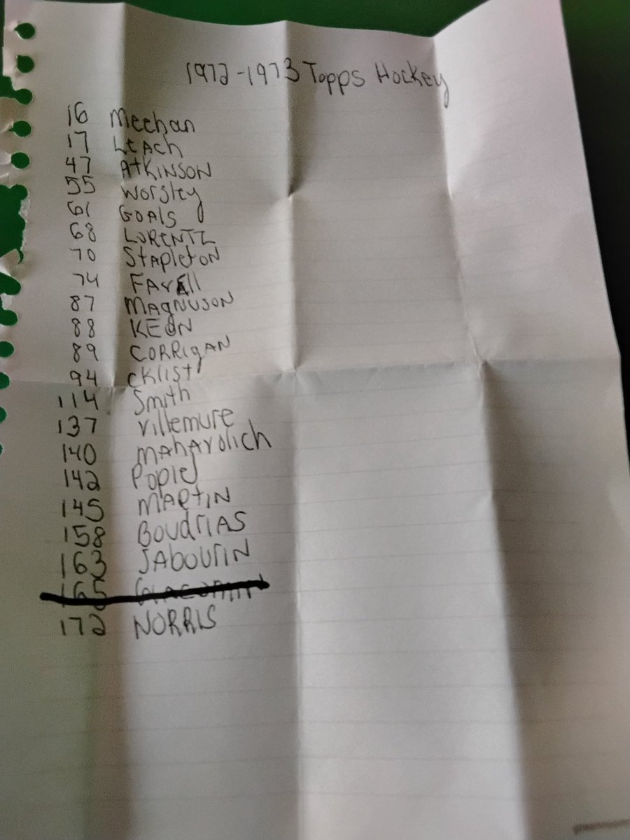 delspacefranco's tweet image. 20 to go for 1972/1973 Topps hockey. #EddieGiacomin courtesy of @Jasforeld 

Who wants to dance on #Setbuilder #Saturday?