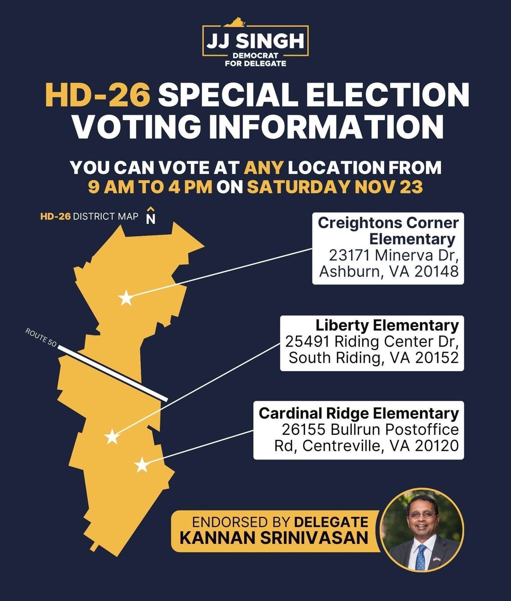 anneforatlarge's tweet photo. Today’s the day! 🗳️ The HD26 Democratic Primary is 9 AM-4 PM! I’m proudly supporting @SinghforVA. If you live in HD26, vote at Creightons Corner, Liberty, or Cardinal Ridge Elementary. Then join LCDC &amp; @LoCoyoungdems at Rebel Taco to celebrate &amp; wait for results! 💙 https://t.co/3Gwx8Yy07U