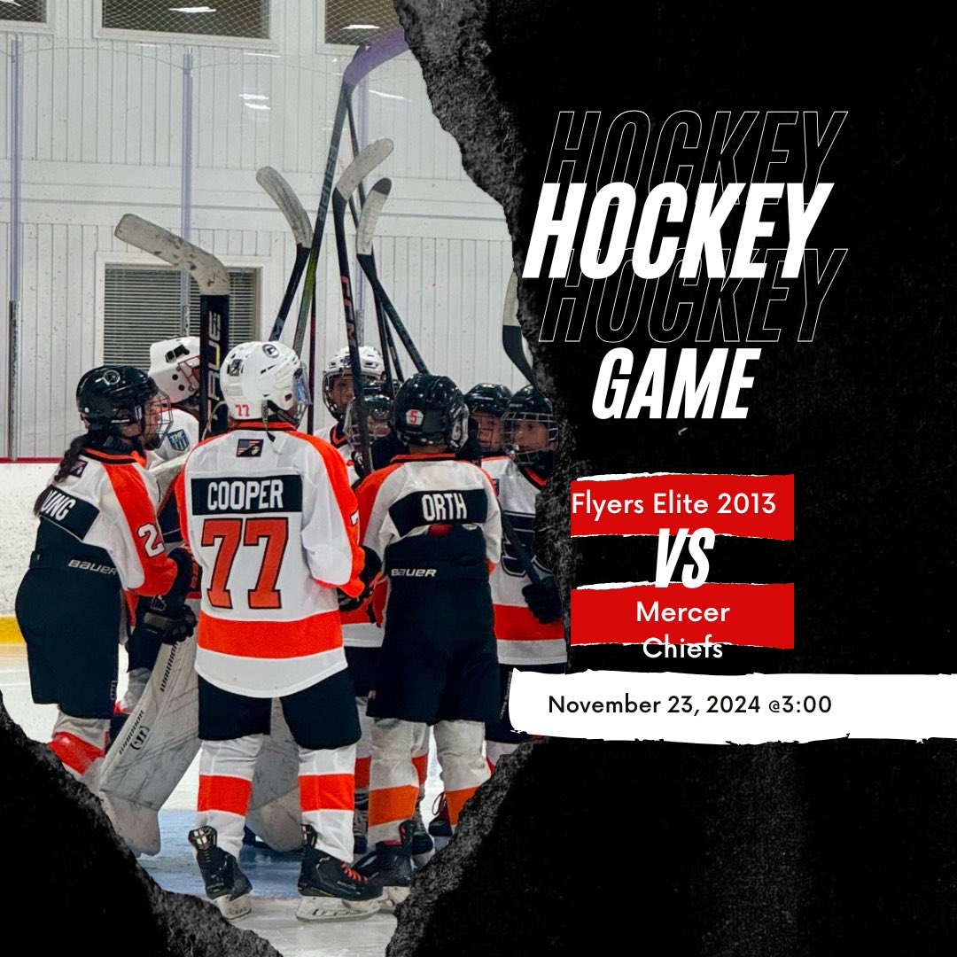 PhilFlyersElite's tweet image. Game Day
Flyers Elite 2013@ Mercer Chiefs 3:00

#FlyersElite