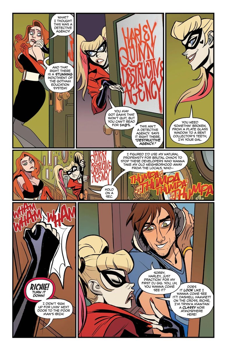 Harley Quinn #45 coming out Wed 11/27!! Writer:@ElliottKalan, Colorist:@Treestumped, Letterer:@LetteringBear, Cover:@TorqueTweet and @DaveMcCaig
@DCOfficial https://t.co/8eOQqMNqqP 
