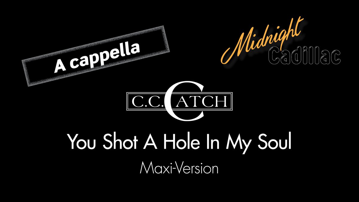 mid_cadillac's tweet image. C. C. CATCH You Shot A hole In My Soul (Maxi-Version) (A cappella)
youtu.be/ldJrAdzPNjg
Written by Dieter Bohlen.
Produced and arranged by Dieter Bohlen for Intersong.
Remastered by Midnight Cadillac.
#midnightcadillac #cccatch #catchthecatch #dieterbohlen #acappella