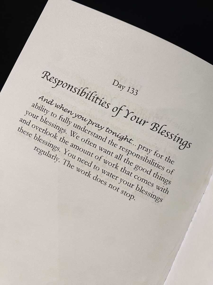 AusBassie's tweet photo. Responsibility of your blessings https://t.co/kLbxZDXNRE
