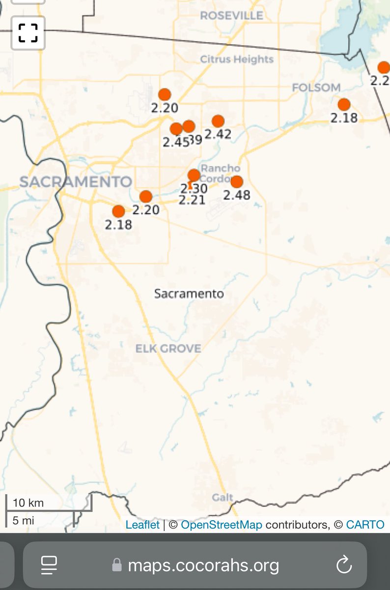 NorCal_Skywarn's tweet photo. #Rain 🌧️ totals from #NorthHighlands in #SacramentoCounty, CA.
From 9am yesterday til 9am today 2.20” of rain. 3 Day Total 3.30” and since October 1st 4.20” of rain has fallen. Oct 1 is the start of the 2025 water year. #CAWx #FallWx #AtmosphericRiver #CoCoRaHS #Skywarn https://t.co/VrRrHQmYIJ