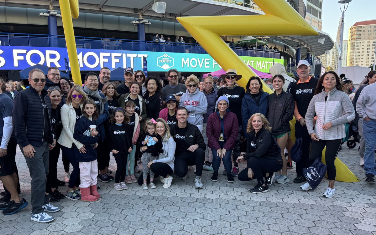 #TheReMissions #MilesforMoffitt team grows larger year by year! 

Thanks to all our team members, board members and many other supporters who have helped our team contribute more than $108,000! These funds, and all raised through the event, will undoubtedly save lives.