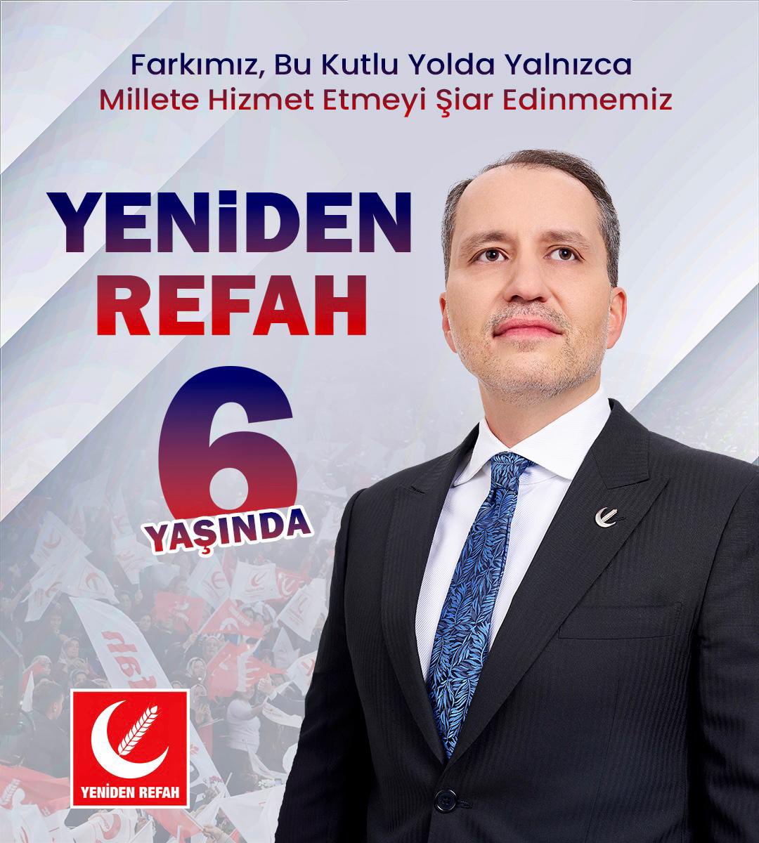 Biz Farklıyız
#yenidenrefah6yasında