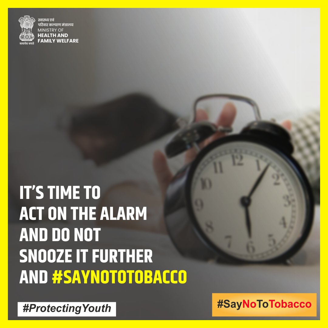 MoHFW_INDIA's tweet image. National surveys (Global Adult Tobacco Survey-2 and Global Youth Tobacco Survey-4) reveal shocking statistics about the tobacco users. Take a look at these worrying findings and join the fight against tobacco
#SayNoToTobacco
#ProtectingYouth