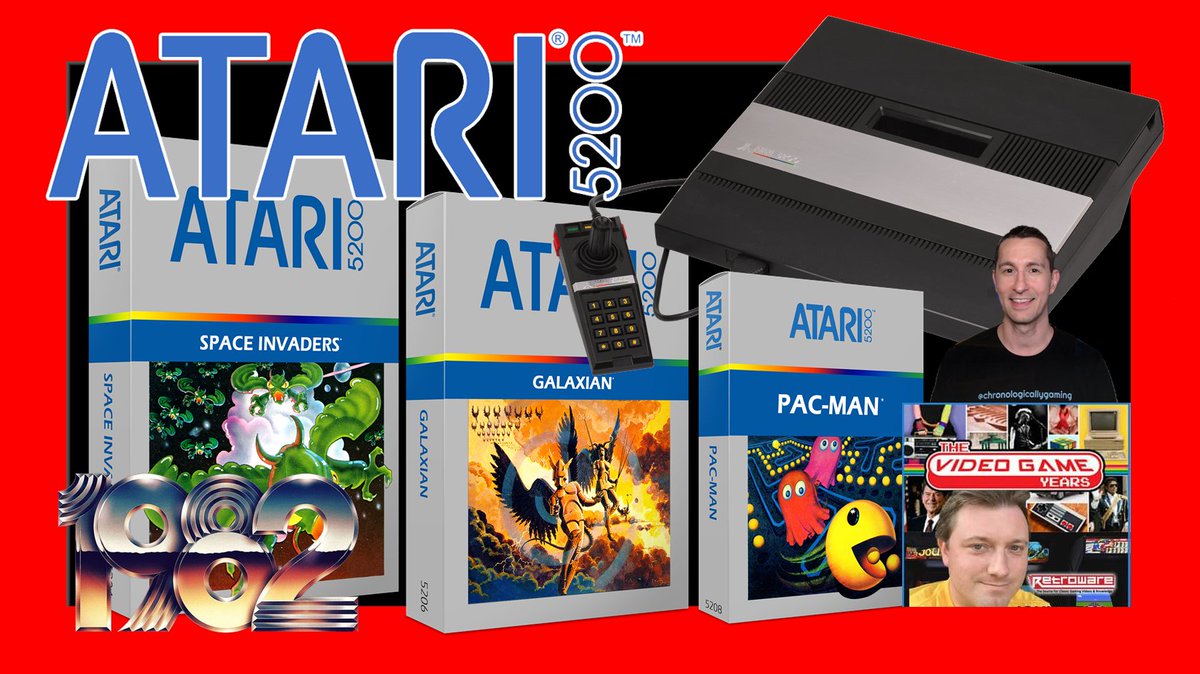 chrono_retro's tweet photo. Atari 5200 with John Delia! - Chronologically Gaming (CG) #atari #videog... https://t.co/anW9WTITOU via @YouTube https://t.co/738xhGmnt2