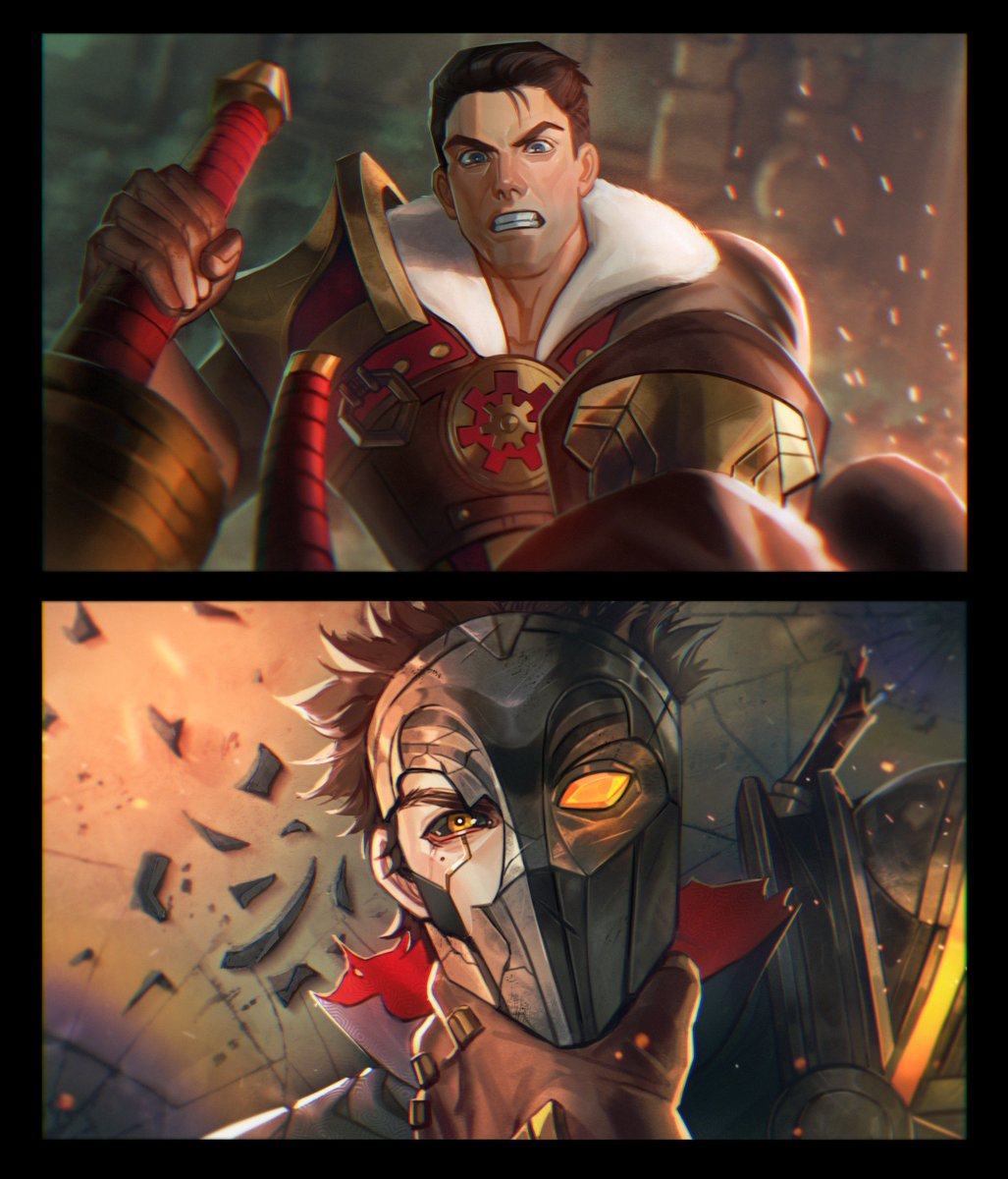 yisha199's tweet photo. #arcane📷 #leagueoflegends  #jayvik 
repost this old drawing because I've been thinking about the ending for a long time. Maybe in another universe https://t.co/RiknwTrheI