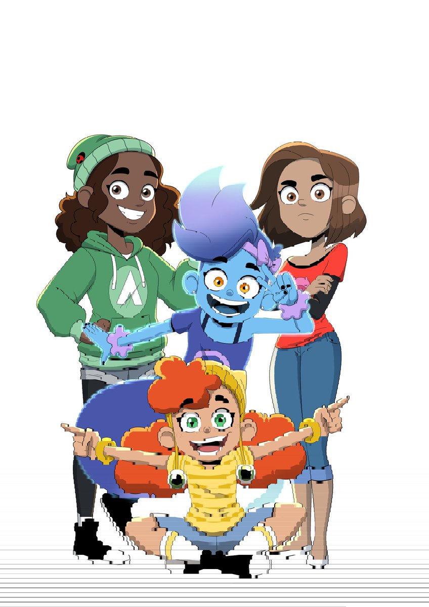 Skylegend01's tweet photo. For those of you who've been following me for a while, I created a show called Ghoul Sitters years ago and uploaded it to the channel. Well, I'm currently working on pitching the show to studios and reworked much of it. Here are the designs for the new show. #animation #cartoon https://t.co/b6zssQ8x2M