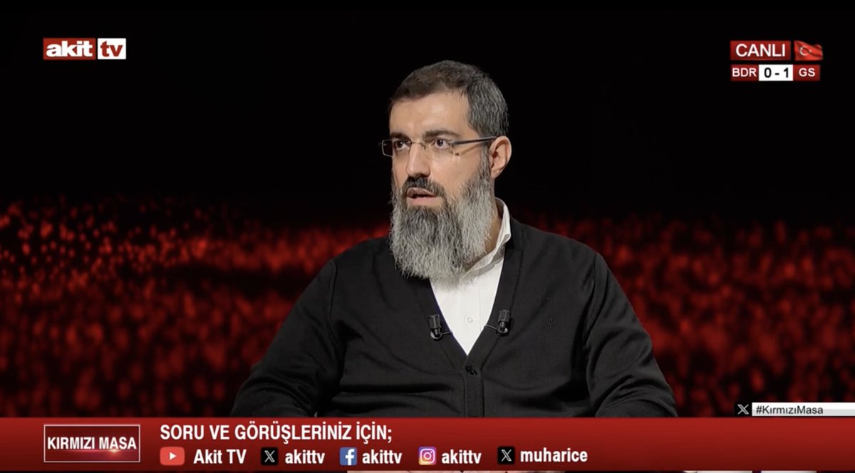 🔴 Halis Bayancuk (Ebu Hanzala) ilk kez bir TV kanalında canlı yayına katılarak soruları yanıtlıyor.