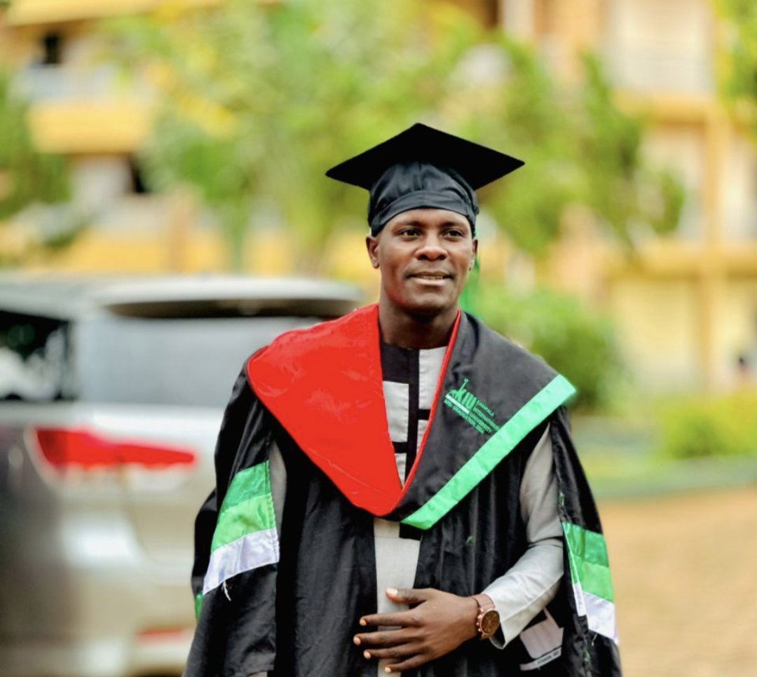 AsingwireRich's tweet photo. Proud of you for your today's double graduation! What a coincidence? On the same day! Aim for higher level - step by step. Start your Masters as soon as possible. 

Once again, I am so proud of you @Hon. Kisembo John (My BAU student and my Mentee in both - BAU &amp; KIU. https://t.co/eGOL9GyXYi
