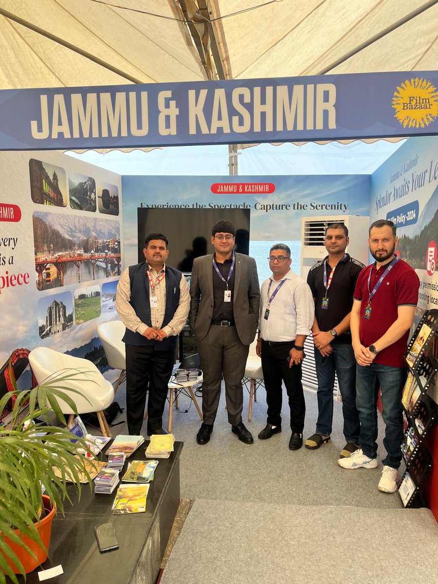 Information & PR, J&K (@diprjk) on Twitter photo Director Information,<a href="/JatinKishore7/">Jatin Kishore</a>, showcases vibrant film ecosystem of J&K at International Film Festival of India, Goa. J&K Film Policy 2024 to boost domestic & international film production, offering financial incentives, single-window clearance & infrastructure development. Director Information,<a href="/JatinKishore7/">Jatin Kishore</a>, showcases vibrant film ecosystem of J&K at International Film Festival of India, Goa. J&K Film Policy 2024 to boost domestic & international film production, offering financial incentives, single-window clearance & infrastructure development.