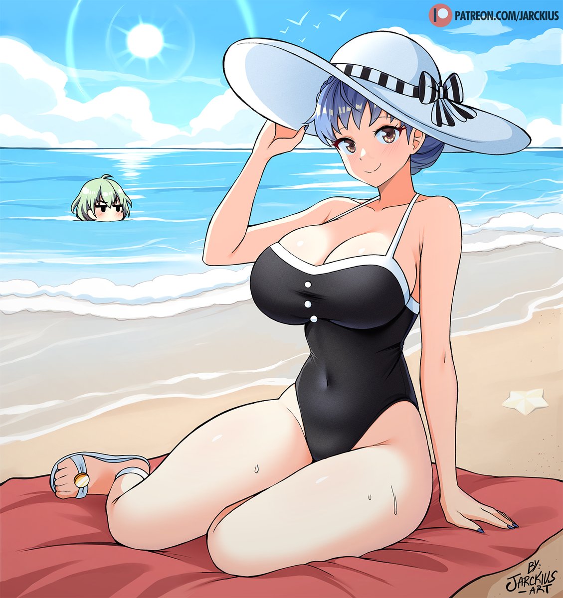 jarckius_art's tweet photo. Swimsuit Marianne 🏖️
#FireEmblem #FEHeroes https://t.co/sS4tT4yuS6