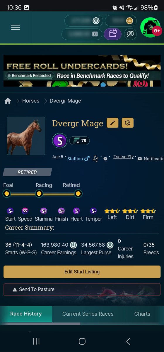 These Saudi horse guys have a crazy resemblance to Dverger Mage. Probably a close relative.

BTW, dverger mage in stud barn for 4k. There's a chance strong chance you'll get one of these Saudi horses as your foal.