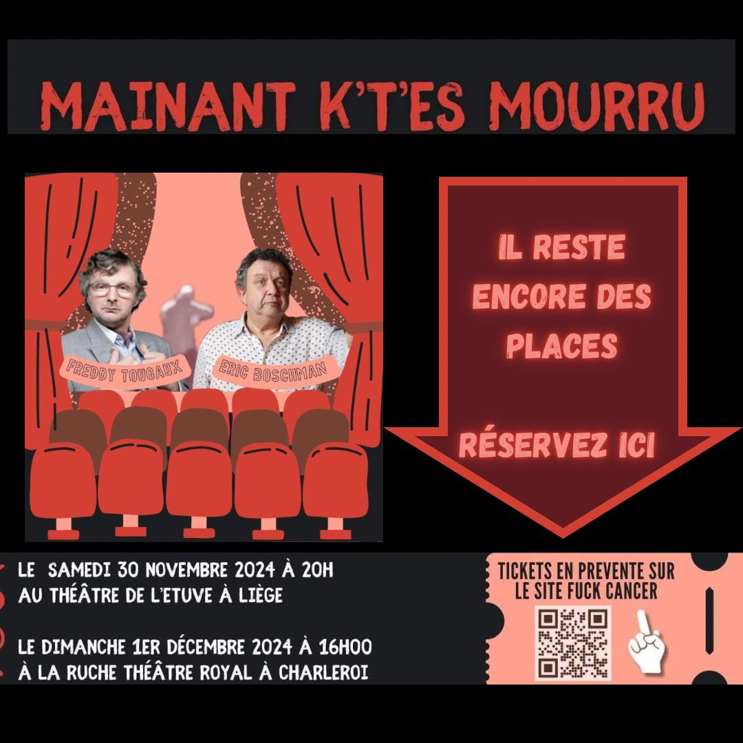 J-7
Ne tardez plus à réserver vos places