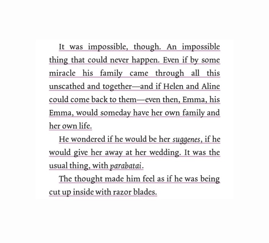 blackthornvale's tweet photo. julian blackthorn thinking with so much agony that one day he'd have to give emma up at the altar to another man because he's her parabatai,
the same julian that confessed to her how he'd always fantasized about them being married and raising the younger blackthorns together. https://t.co/b6jIMCtL0N