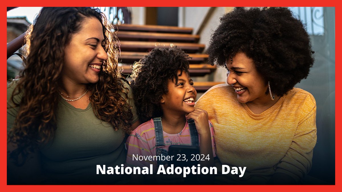 National Adoption Day is a reminder of the life-changing impact adoption has on youth in foster care. California CASA celebrates all the families who have opened their hearts and homes. 💙🏡 

#NationalAdoptionDay #CaliforniaCASA