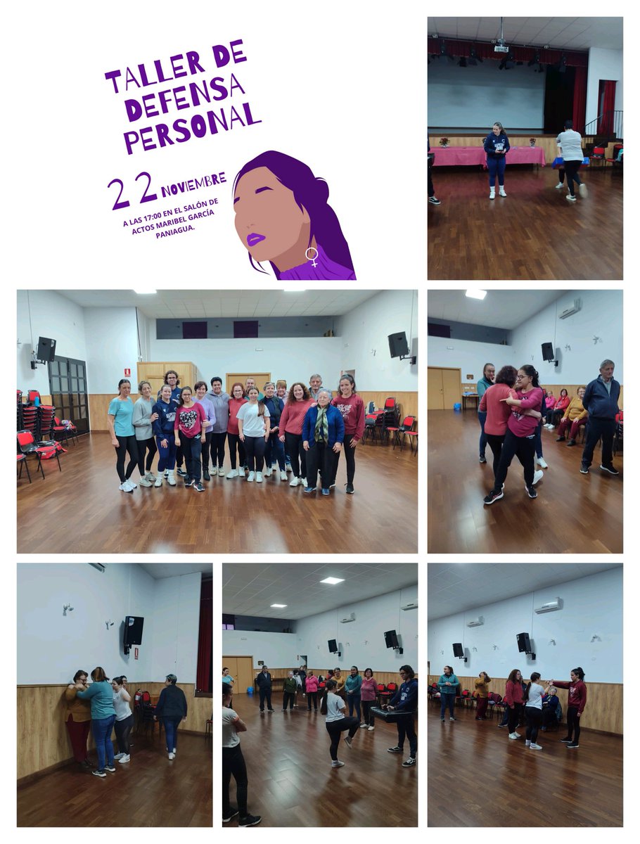 hapkidojohwa's tweet photo. El viernes 22 las integrantes del club HKD JOHWA Amalia y Ángela, impartieron un taller de defensa personal para mujeres en la localidad de Ahigal dentro del Pacto de Estado Contra la Violencia de Género. Gracias a todas por asistir. https://t.co/F2QrS7y0Mi