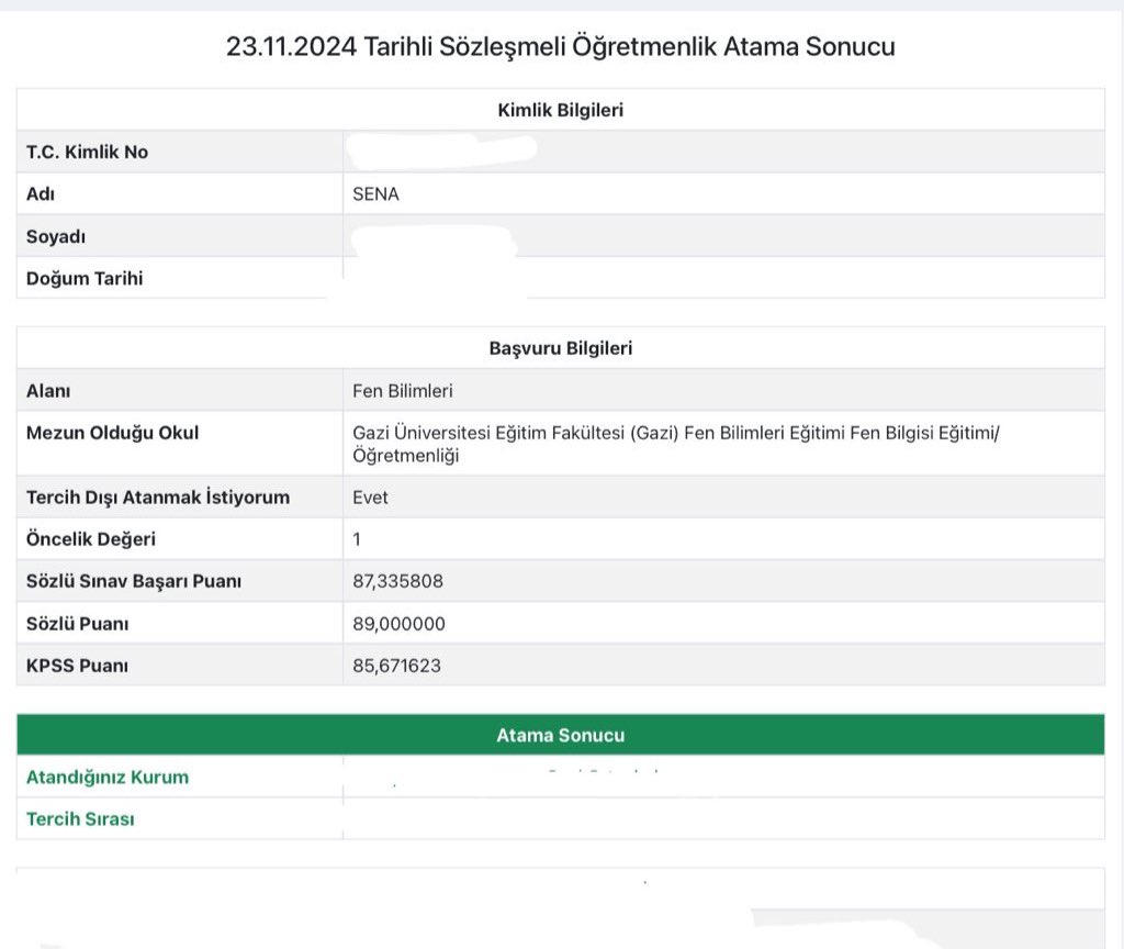 Sağlık bakanlığı bir hemşire kaybetti, Milli Eğitim bakanlığı bir öğretmen kazandı 💚