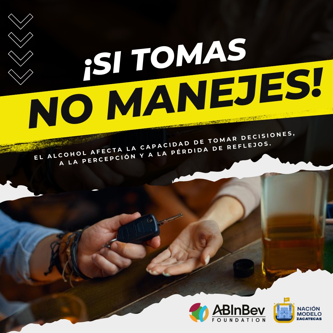zacciudadmodelo's tweet photo. El alcohol afecta la capacidad de tomar decisiones, a la percepción y a la pérdida de reflejos. SI TOMAS NO MANEJES. 🍺🚫🚘

#naciónmodelo #naciónmodelozacatecas #consumoresponsable https://t.co/jYxNaTgSgQ